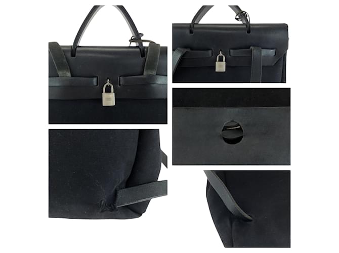 Hermès Herbag Negro - vista 4