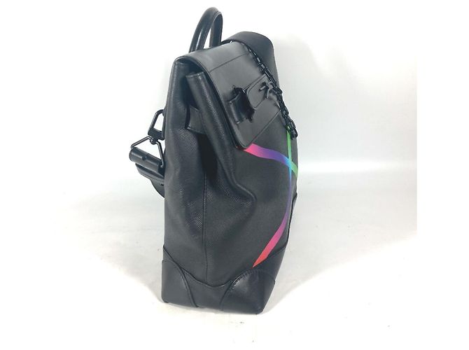 Borsa Steamer PM Taiga Rainbow di Louis Vuitton Nero - vista 3