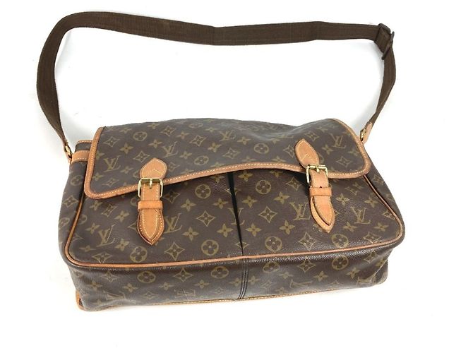 Borsa a tracolla Gibessier GM in Monogramma Louis Vuitton Marrone - vista 13