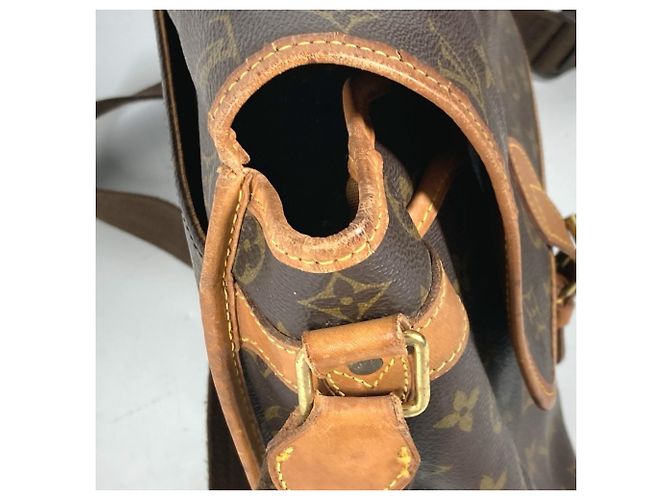 Borsa a tracolla Gibessier GM in Monogramma Louis Vuitton Marrone - vista 15