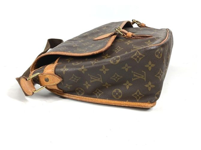 Borsa a tracolla Gibessier GM in Monogramma Louis Vuitton Marrone - vista 4