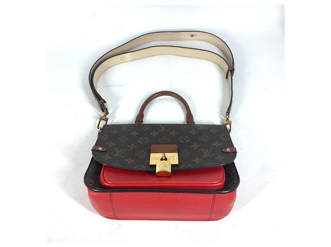 Bolso Tote Vaugirard PM Monograma Louis Vuitton Castaño Roja - vista 10