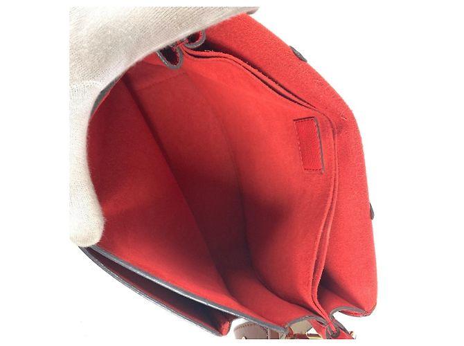 Bolso Tote Vaugirard PM Monograma Louis Vuitton Castaño Roja - vista 12