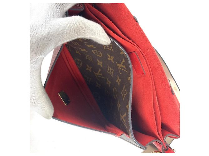 Bolso Tote Vaugirard PM Monograma Louis Vuitton Castaño Roja - vista 14