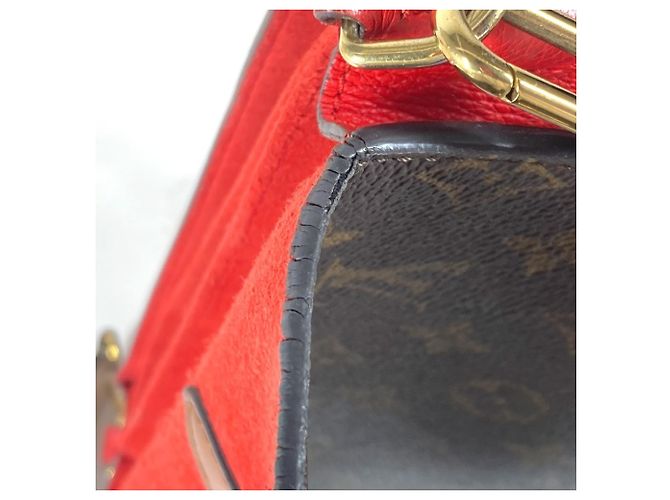 Bolso Tote Vaugirard PM Monograma Louis Vuitton Castaño Roja - vista 16