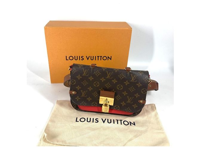 Bolso Tote Vaugirard PM Monograma Louis Vuitton Castaño Roja - vista 18