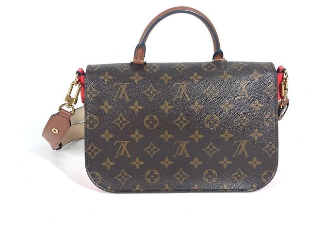 Bolso Tote Vaugirard PM Monograma Louis Vuitton Castaño Roja - vista 2