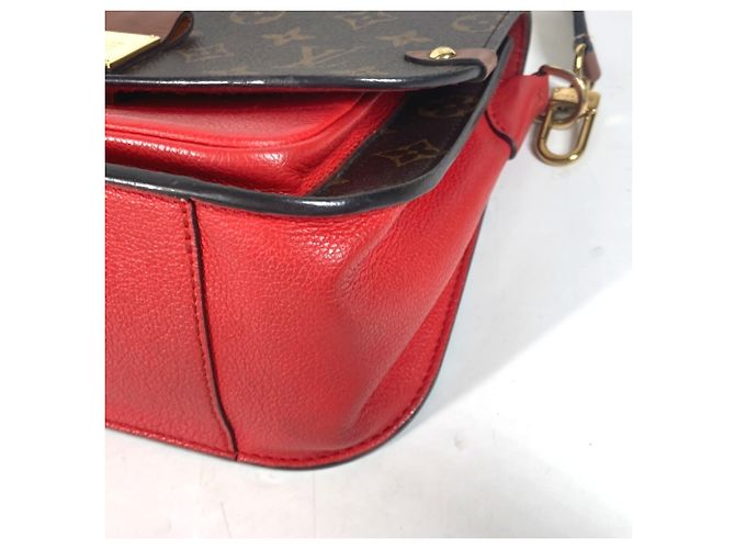 Bolso Tote Vaugirard PM Monograma Louis Vuitton Castaño Roja - vista 6