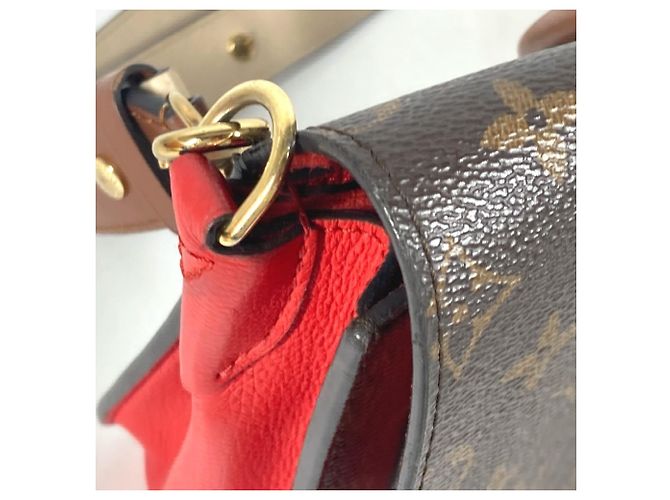 Bolso Tote Vaugirard PM Monograma Louis Vuitton Castaño Roja - vista 9