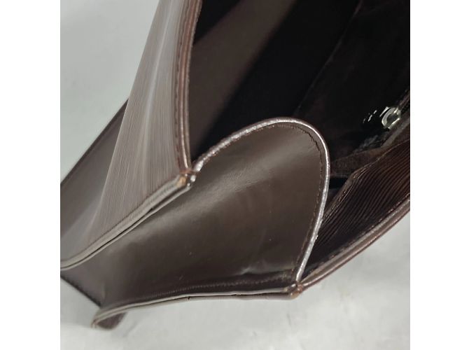 Borsa Sac Plat Epi Louis Vuitton Marrone - vista 13