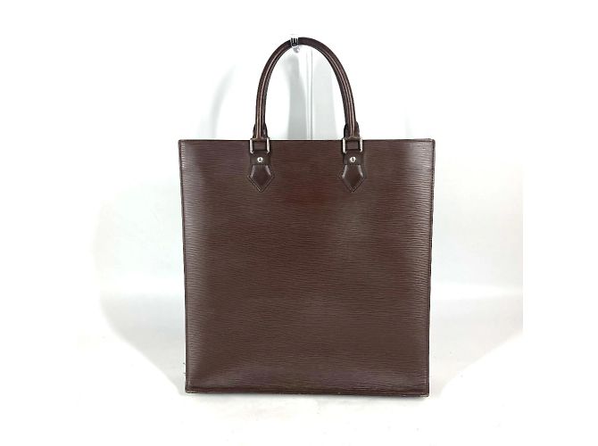 Borsa Sac Plat Epi Louis Vuitton Marrone - vista 2