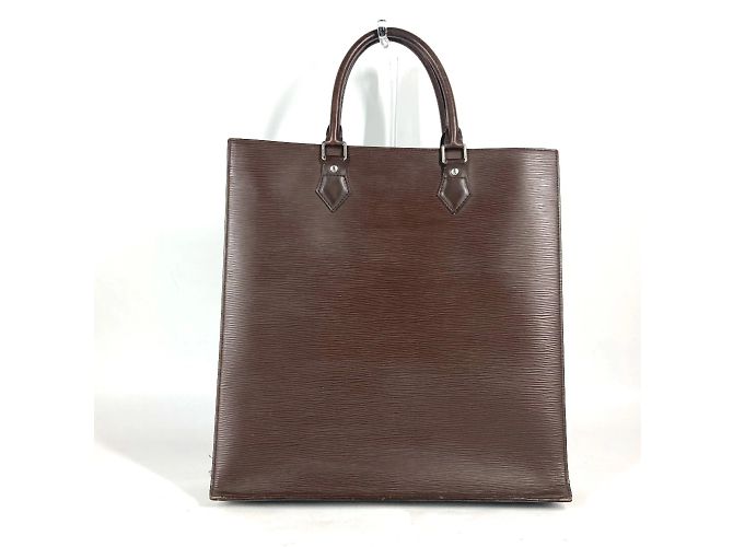 Borsa Sac Plat Epi Louis Vuitton Marrone - vista 3