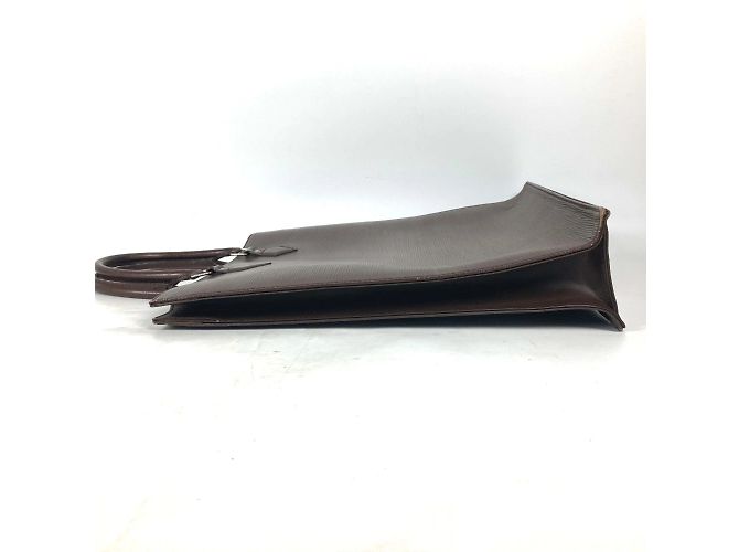 Borsa Sac Plat Epi Louis Vuitton Marrone - vista 4