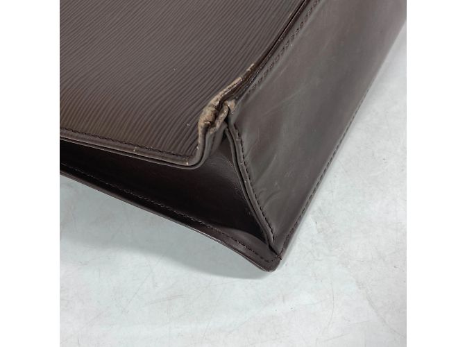 Borsa Sac Plat Epi Louis Vuitton Marrone - vista 5
