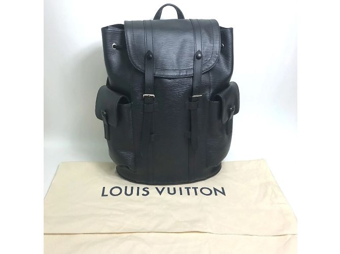 Sac à dos Christopher PM Epi de Louis Vuitton Noir - vue 16