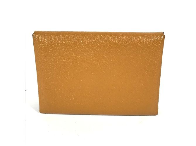 Hermès Hermes Bi-fold Bicolor Calvi Duo Verso Coin Purse Pink Beige - view 2