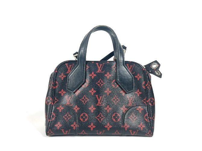 Borsa a Spalla Soft BB Dora Monogramma Rosso Louis Vuitton Nero - vista 2