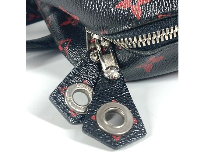 Borsa a Spalla Soft BB Dora Monogramma Rosso Louis Vuitton Nero - vista 8