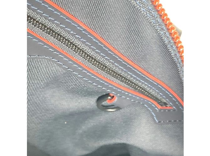 Louis Vuitton Monogram Ink auf dem Kopf Keepall Bandoulière 50 Rot Marineblau - Ansicht 17