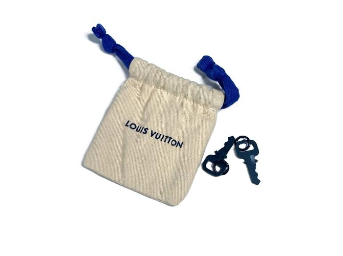 Louis Vuitton Monogram Ink auf dem Kopf Keepall Bandoulière 50 Rot Marineblau - Ansicht 18