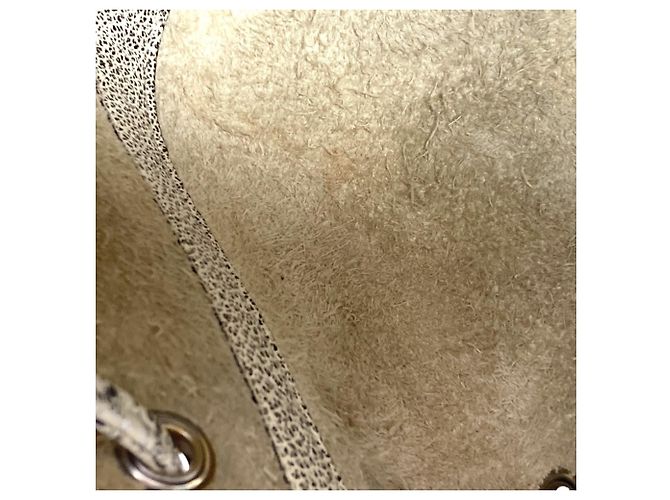 Hermès Dalmatian Drawstring Bag Hermes Market GM Schwarz Weiß - Ansicht 10