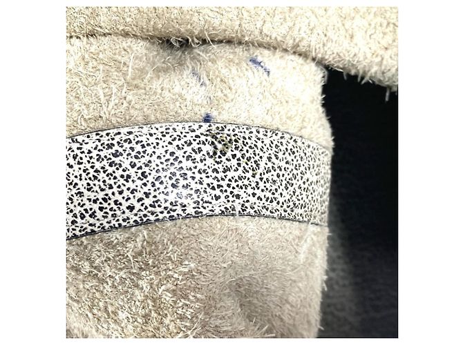 Hermès Dalmatian Drawstring Bag Hermes Market GM Schwarz Weiß - Ansicht 12