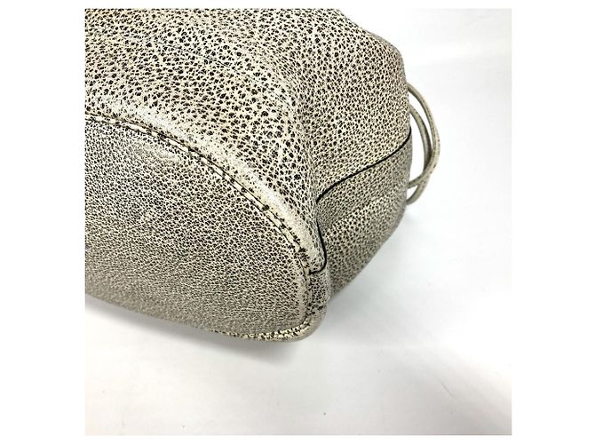 Hermès Dalmatian Drawstring Bag Hermes Market GM Schwarz Weiß - Ansicht 5