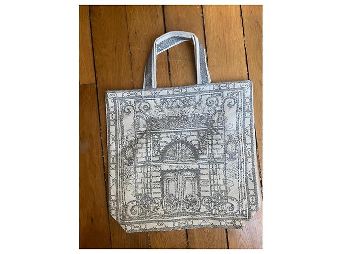 Borsa tote venditore personale Christian Dior Argento - vista 2
