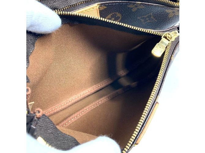 Louis Vuitton Monogram Multi Pochette Accessori Marrone Cachi - vista 13