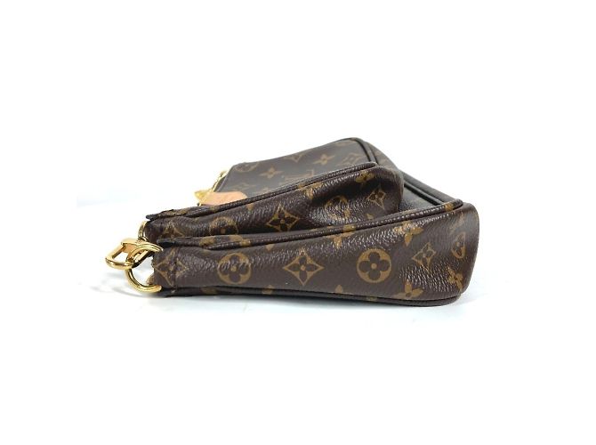 Louis Vuitton Monogram Multi Pochette Accessori Marrone Cachi - vista 4