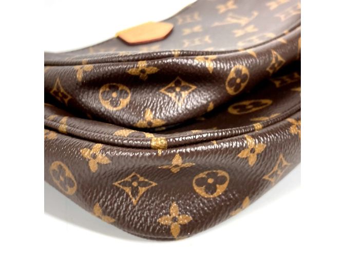 Louis Vuitton Monogram Multi Pochette Accessori Marrone Cachi - vista 7