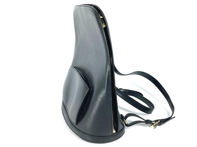Zaino Cobran Epi Louis Vuitton Nero - vista 3