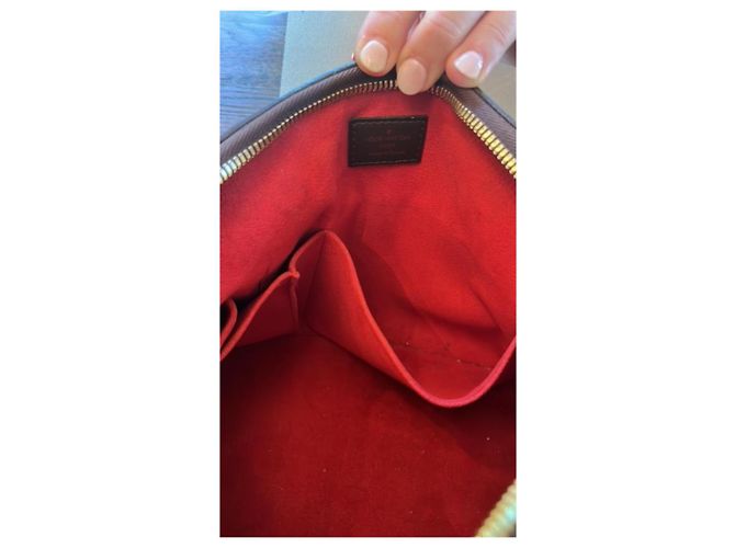 Louis Vuitton Trevi PM Borsa a mano in pelle marrone - vista 5