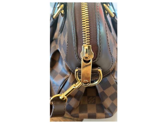 Louis Vuitton Trevi PM Borsa a mano in pelle marrone - vista 6