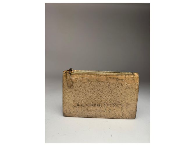 Vintage Miu Miu Leather Wallet beige White - view 10
