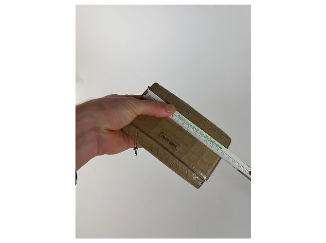 Vintage Miu Miu Leather Wallet beige White - view 11