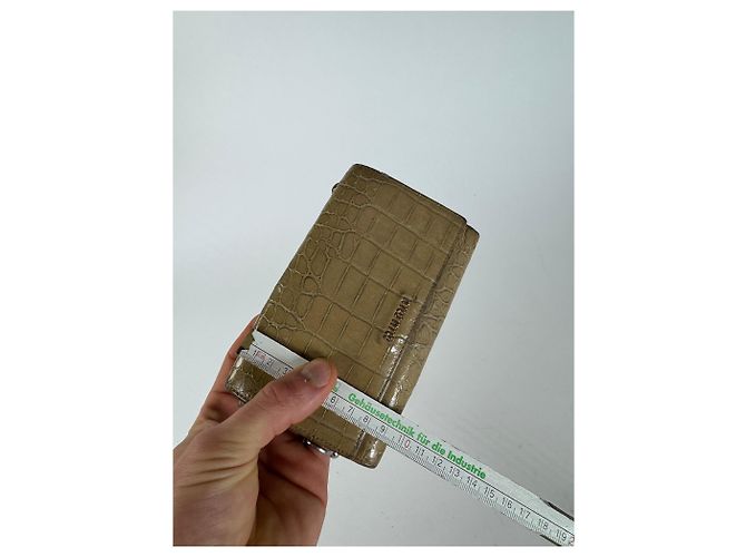 Vintage Miu Miu Leather Wallet beige White - view 12