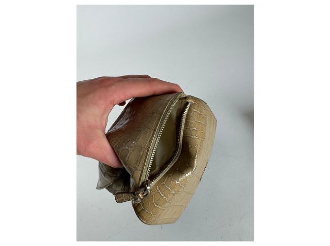 Vintage Miu Miu Leather Wallet beige White - view 3