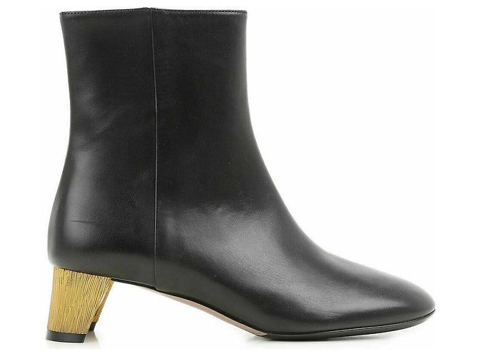 Gucci Botas de tacón de cristal Arielle Negro - vista 12