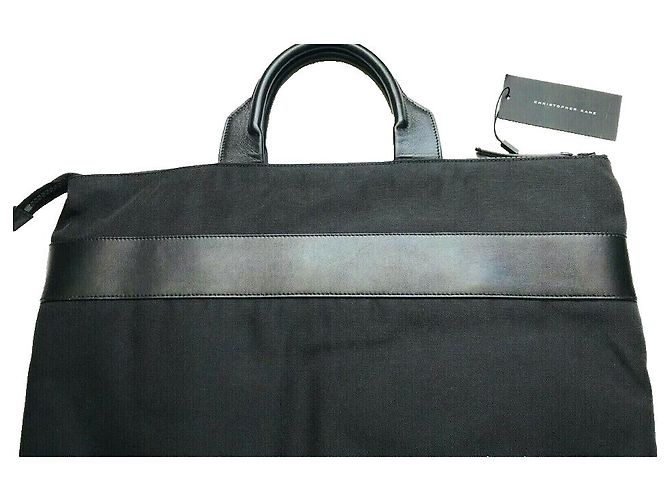 Borsa Helmet Christopher Kane in nylon e pelle nera Nero - vista 6