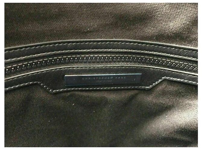 Borsa Helmet Christopher Kane in nylon e pelle nera Nero - vista 8