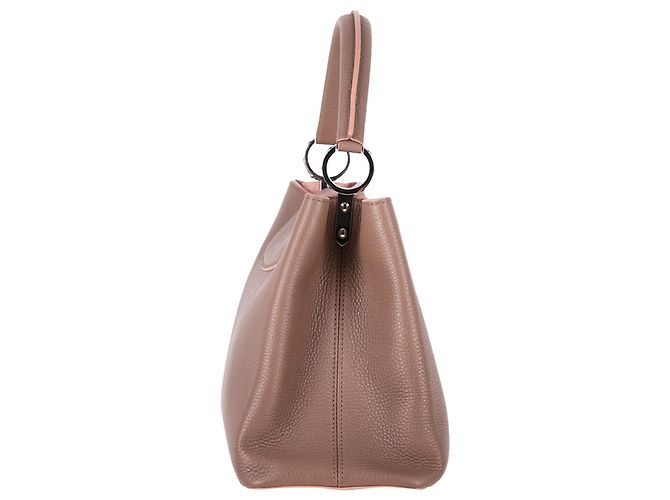 Borsa Louis Vuitton MM Capucines in pelle marrone Rosa - vista 2