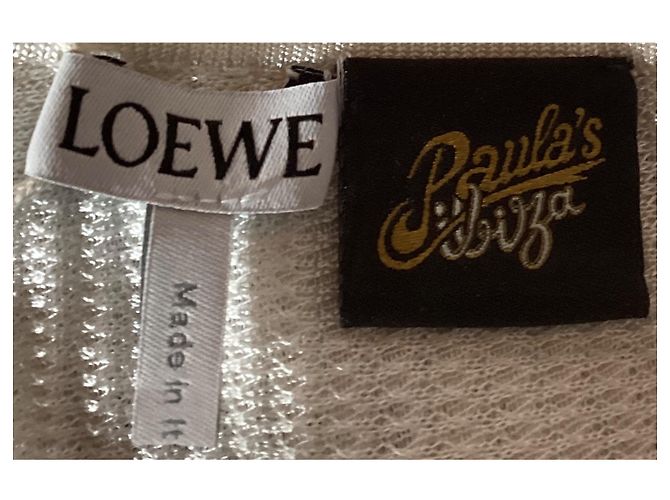 Jupe Mini Loewe en Viscose Blanche - vue 10