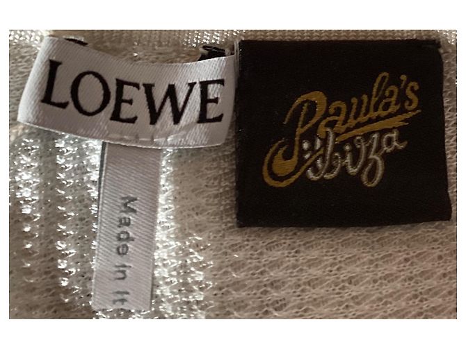 Jupe Mini Loewe en Viscose Blanche - vue 5