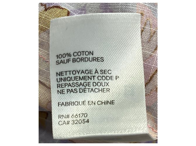 Abito mini arricciato con stampa floreale Zimmermann in cotone multicolore - vista 12