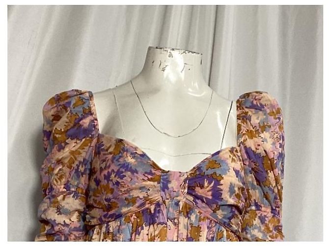 Abito mini arricciato con stampa floreale Zimmermann in cotone multicolore - vista 9