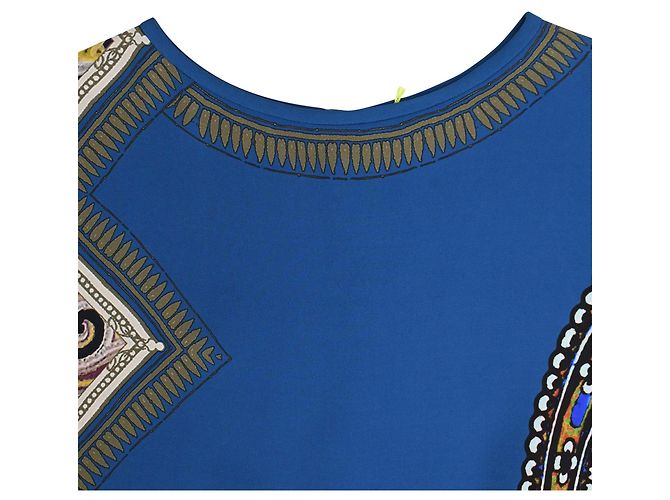 Abito midi stampato a maniche 3/4 Etro in seta multicolore - vista 4