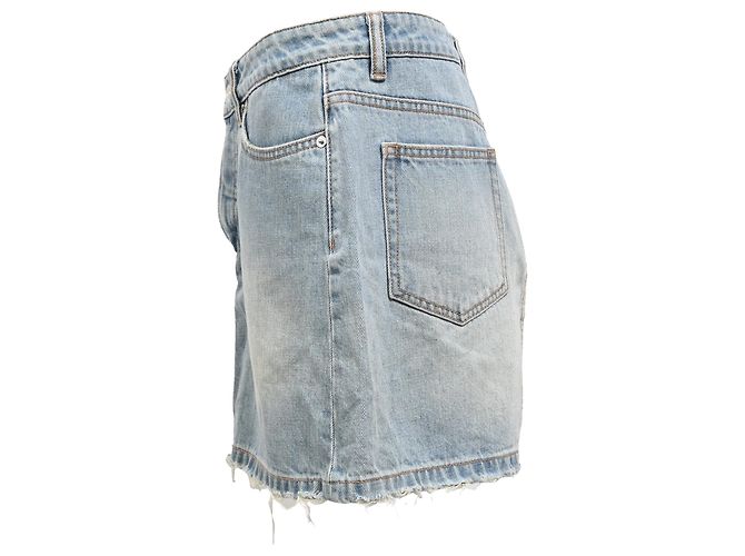 Falda Mini A-Line en Denim de Algodón Azul de Marc by Marc Jacobs Azul claro - vista 2