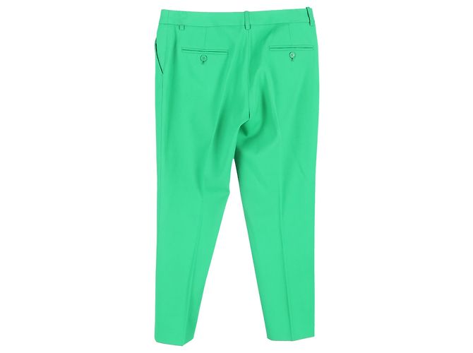 Pantalones rectos Michael Kors en algodón verde - vista 2