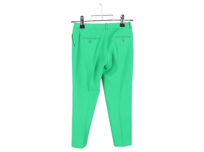 Pantalones rectos Michael Kors en algodón verde - vista 5
